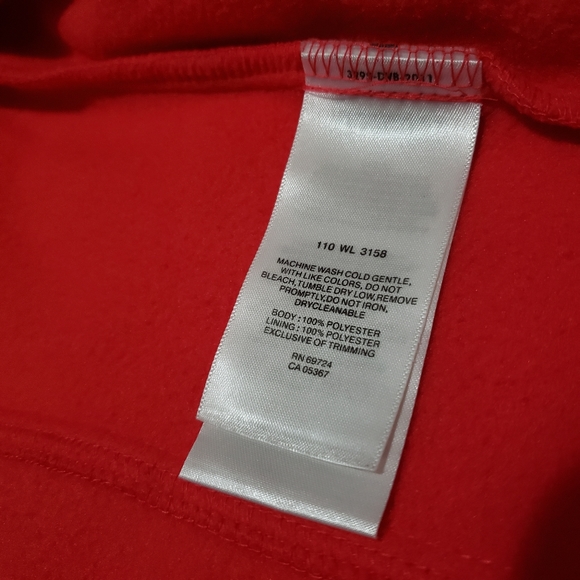 Columbia Fleece Red Jacket - Picture 5 of 8